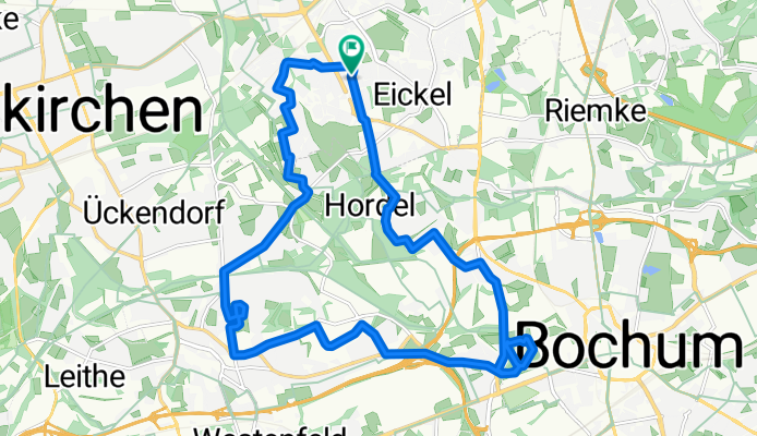 Herne - Bochum Wattenscheid,Günnigfeld Runde