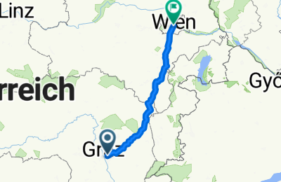 Route in der Bikemap App öffnen