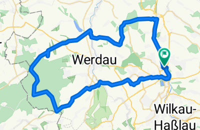 Route in der Bikemap App öffnen