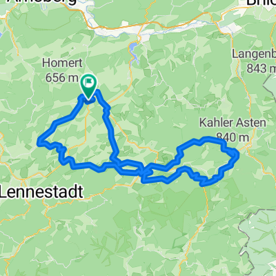 Hochsauerland RTF 111km von Eslohe