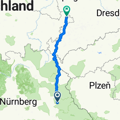 Nabburg nach Altenburg