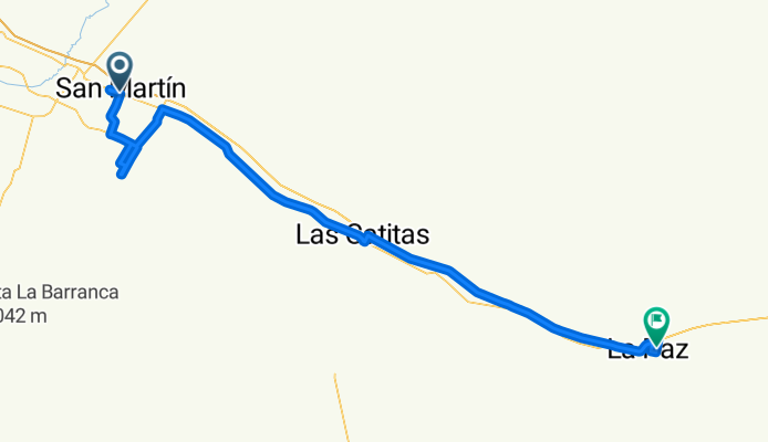  TERCERA ETAPA San Martin La Paz