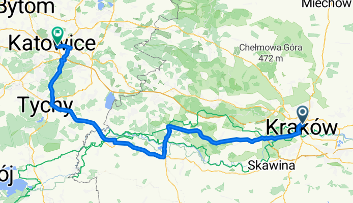 krakow - oswiecim - tychy - katowice