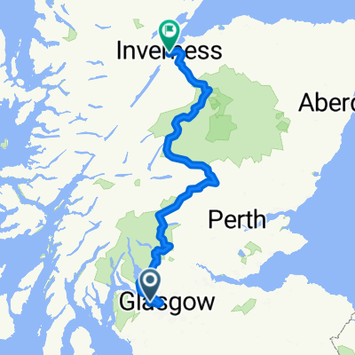 Glasgow nach Inverness