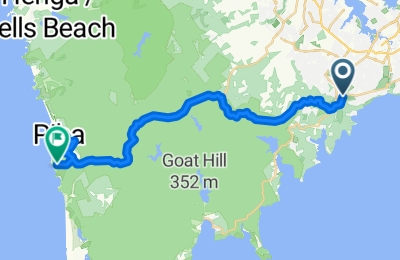 Route in der Bikemap App öffnen
