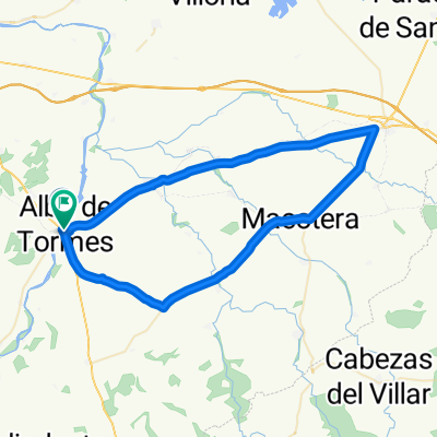 Alba de Tormes - Navales - Valdecarros - Macotera - Peñaranda - Alba