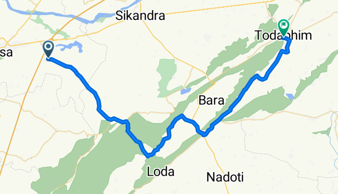 CIR D12 Bhandarej - Todabhim