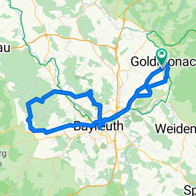 Waldhütte, Goldk. über Bt und zurück