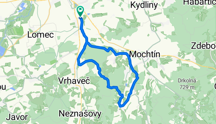 Luby - Malá Víska - Hejno - Křištín - Střeziměř - Újezdec - Luby