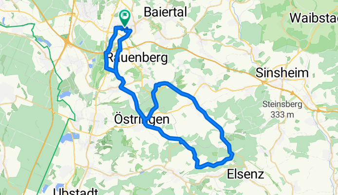 Wiesloch - Malsch - Eichelberg - Angelbachtal