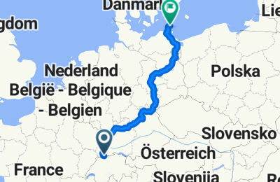 Route in der Bikemap App öffnen