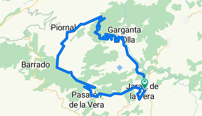 Jaraiz de la Vera - Puerto de Piornal - Garganta la Olla - Jaraiz de la Vera