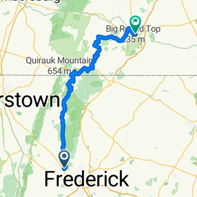 Frederick to Gettysburg