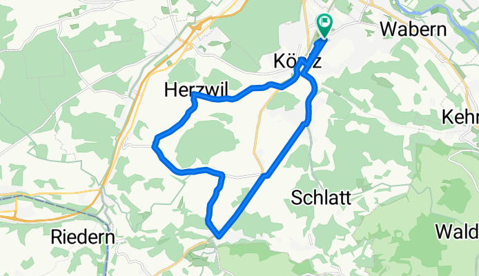 Rundtour Köniz mit Kinderanhänger