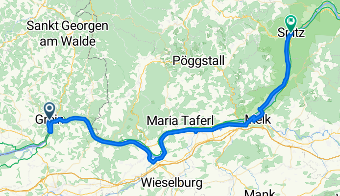 Grein to Splitz by bikepath