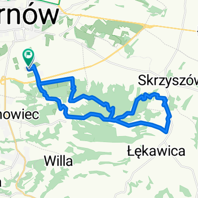 Rajd Tarnów - Zawada - Kolonia Łękawica - Łękawica - Skrzyszów - Las Kruk - Kolonia Łekawica - Zawada - Tarnów 
