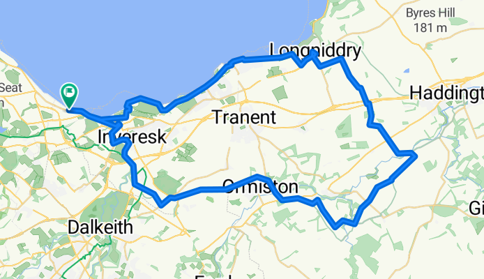 Portobello - Musselburgh - Longniddry - Musselburgh - Portobello