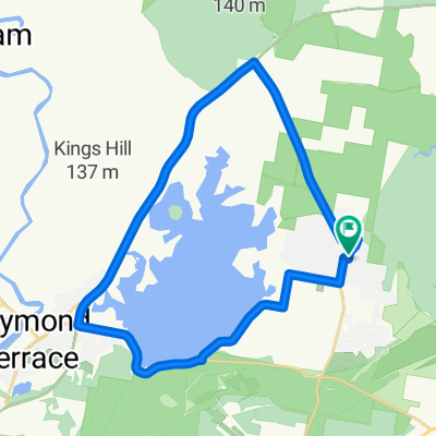 Around the dam