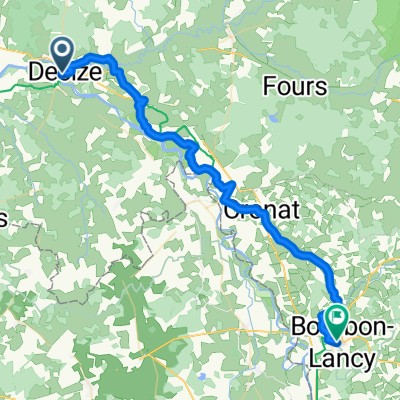 de Décize à Bourbon-Lancy