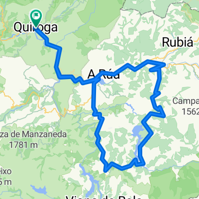 Quiroga - O Barco - A Veiga - A Rúa - Quiroga