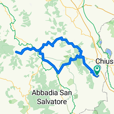 Cetona Montepulciano Montalcino loop