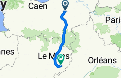 Route in der Bikemap App öffnen
