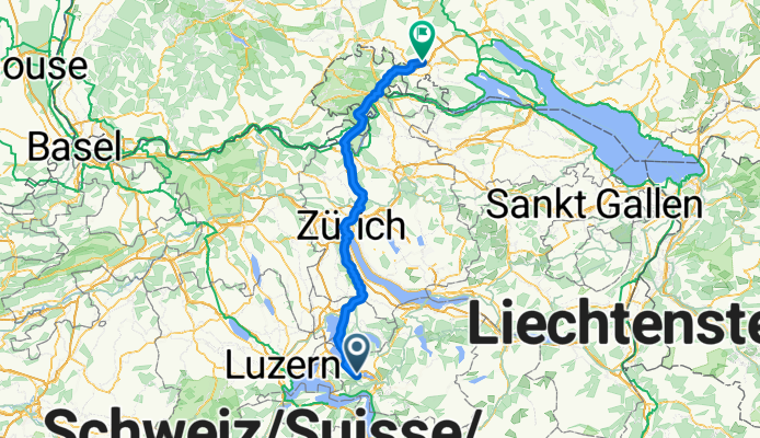 Camping Buosingen - Zürich - Neuhausen am Rheinfall - Hilzingen