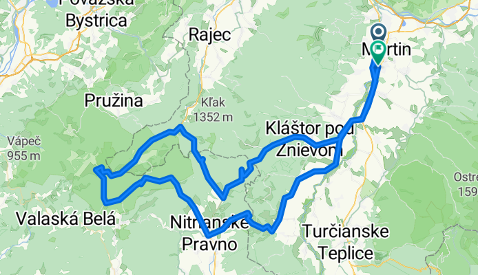 FatraMaraton - MT - TUŽINA - GAPEL- ČIČMANY - FAČKOV - KLAČNO - DIEL - KLAŠTOR - PRIBOVCE - MT ( SMICHOV )