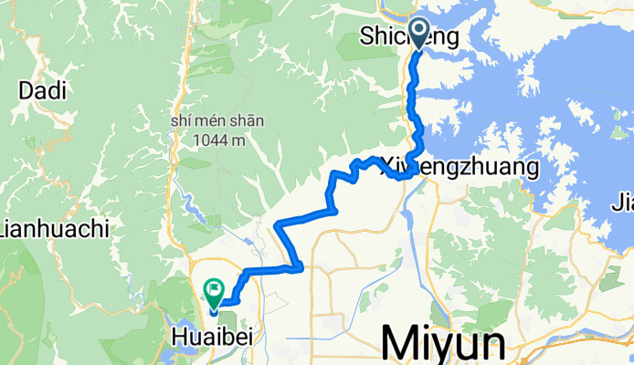 Shichenzhen - Huiaizhen (klein weggetje)