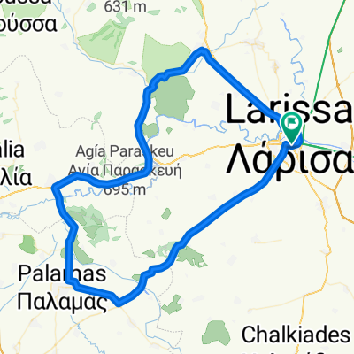 Λάρισα-Ιτέα-Φαρκαδώνα-Τύρναβος-Λάρισα