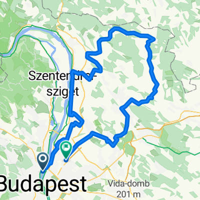 Margitsziget-Dunakeszi-Sződ-Csővár-Erdőkertes-Mogyoród-Fót-Budapest