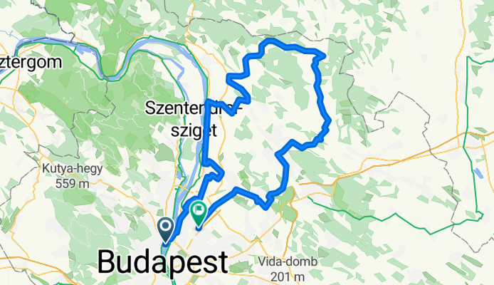 Margitsziget-Dunakeszi-Sződ-Csővár-Erdőkertes-Mogyoród-Fót-Budapest