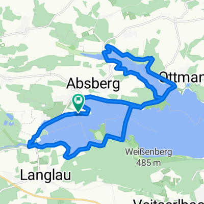Runde um den kleinen Brombachsee und Igelsbachsee