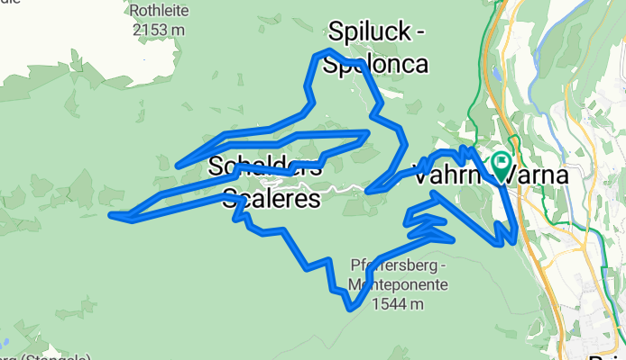 Hausstrecke Vahrn - Salern - Schalders - Trail - Spiluck - Vahrn
