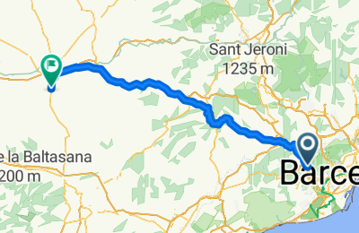 Route in der Bikemap App öffnen