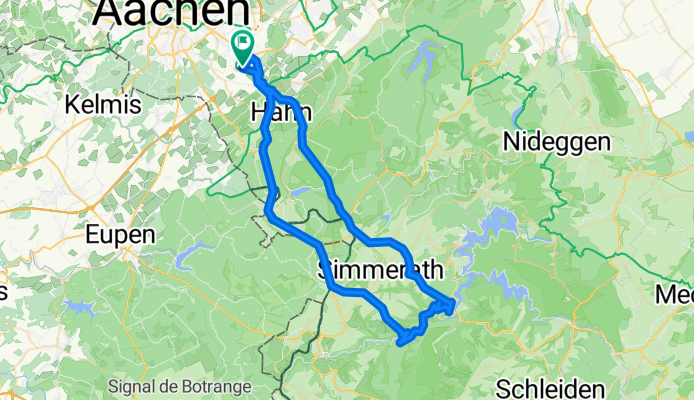 Über Lammersdorf zum Rursee und über Hammer zurück