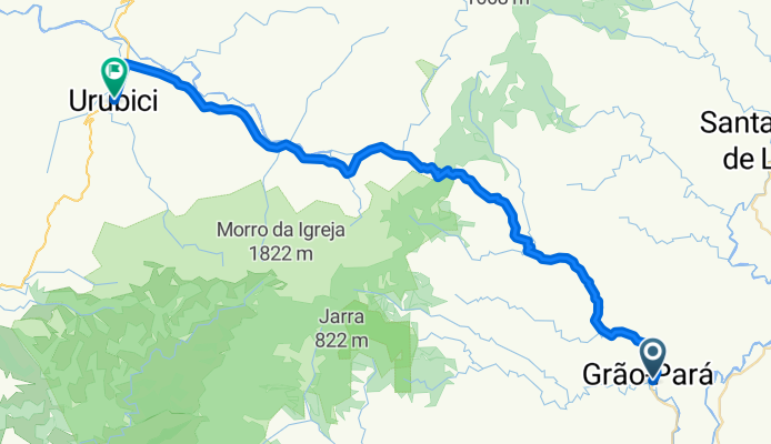 Grão Pará até Urubici