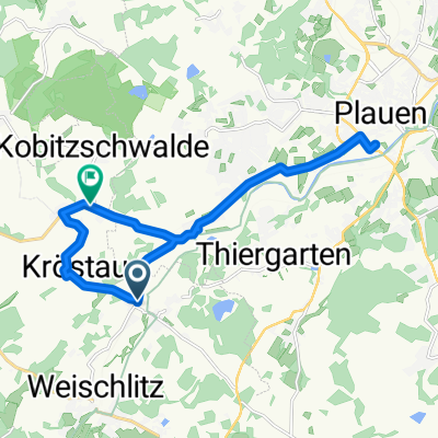 Runde Plauen Kürbitz - Plauen