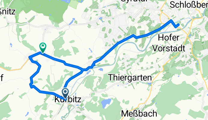 Runde Plauen Kürbitz - Plauen