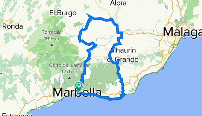 Marbella-La Cala-Coin-Zalea-Casarabonela-Guaro-Ojen