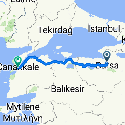 bursa çanakkale