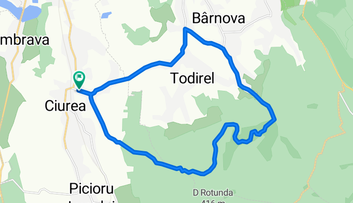 Traseu padure Ciurea 09.03.14