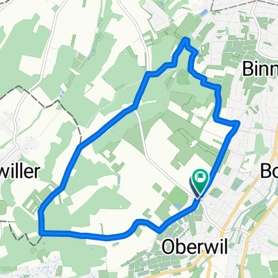 Oberwil, Jogging, gr. Runde über Vitaparcours