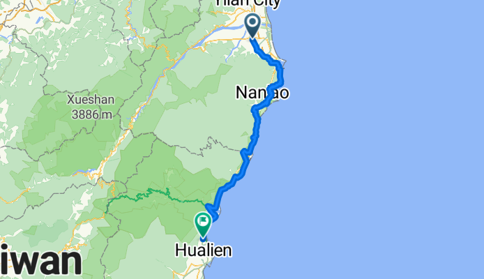 環島行程第五天：蘇花公路