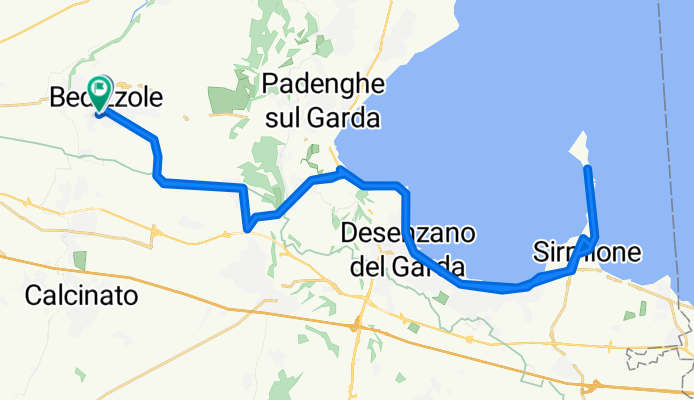 Bedizzole , Desenzano , Sirmione , Retur