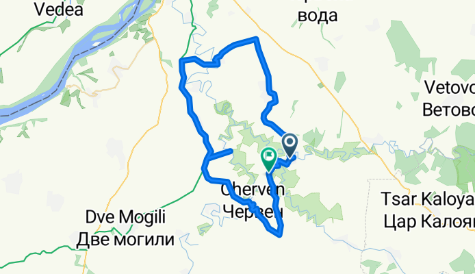 Нисово-Щръклево-Красен-Божичен-Иваново-Кошов-Червен-Нисово