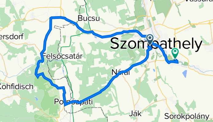 Szhely-Pornó-Eisenberg-Schachendorf-Torny-Szhely