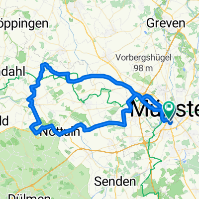 Schöne Baumbergetour mit knackiger Steigung