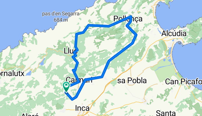 62km - Mancor-Pollensa-Lluc-Mancor