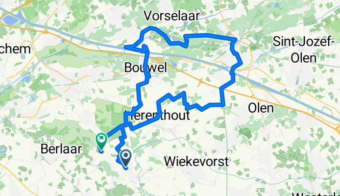 Korte waterroute 43km